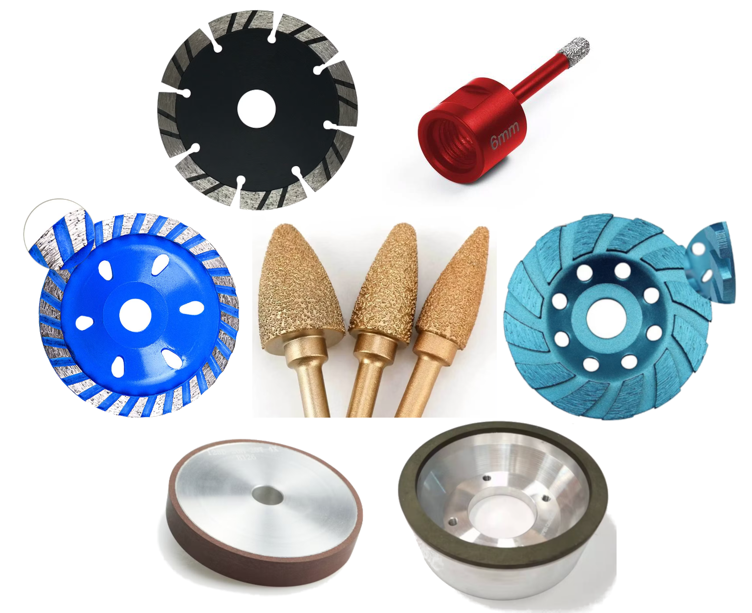 Range of Bonded Diamond Tools