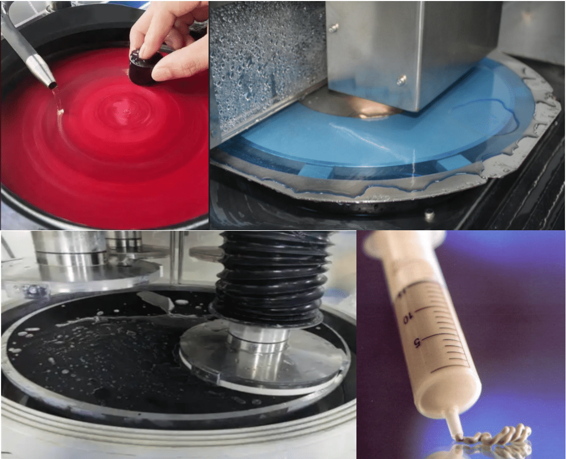 diamond slurry and paste abrasive delivery system