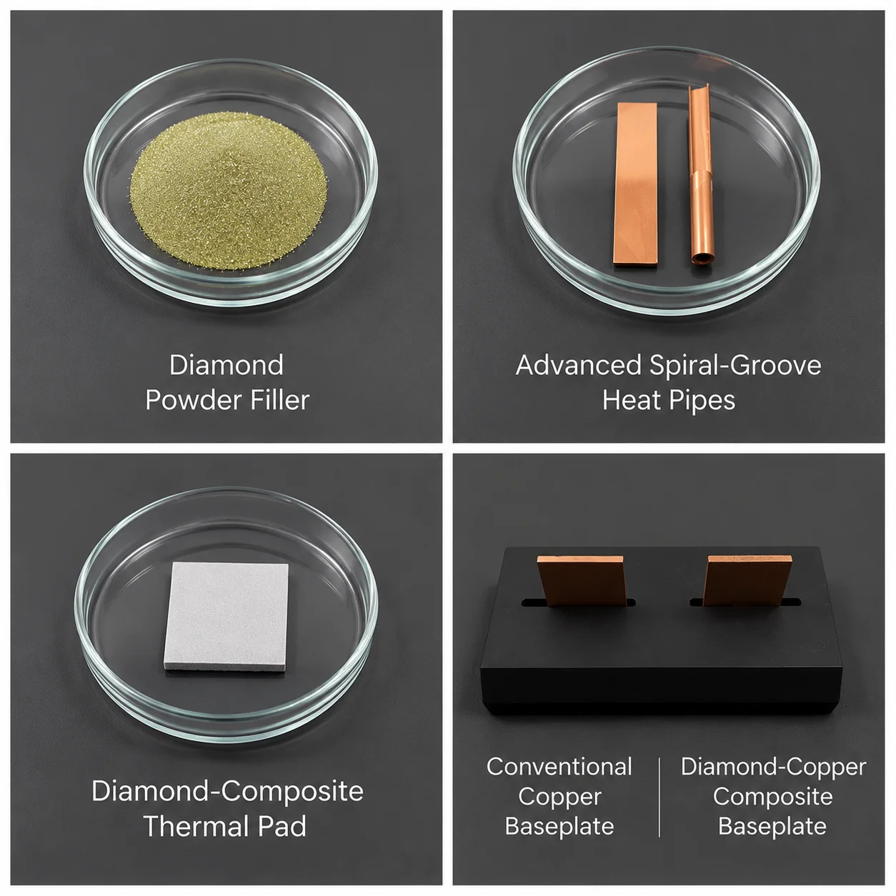 diamond thermal conductivity as fillers