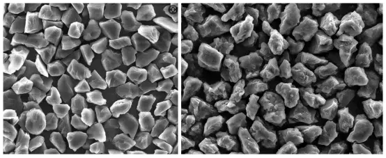 Monocrystalline vs polycrystalline diamond powder comparison