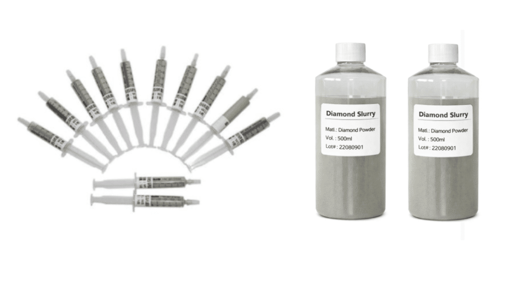 diamond slurry and diamond paste