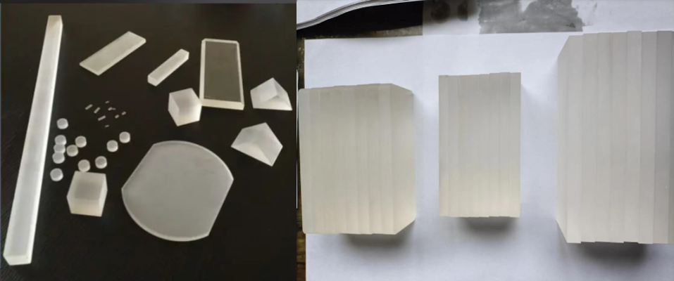 Optical glass before processing