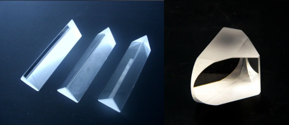 Optical glass prisms,