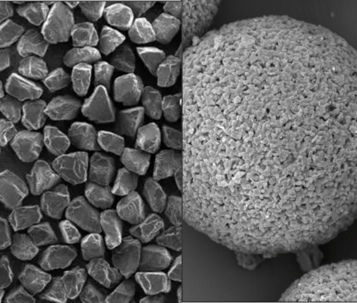 Monocrystalline vs polycrystalline diamond powder for sapphire finishing