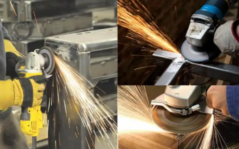 CBN grit grinding wheels in use