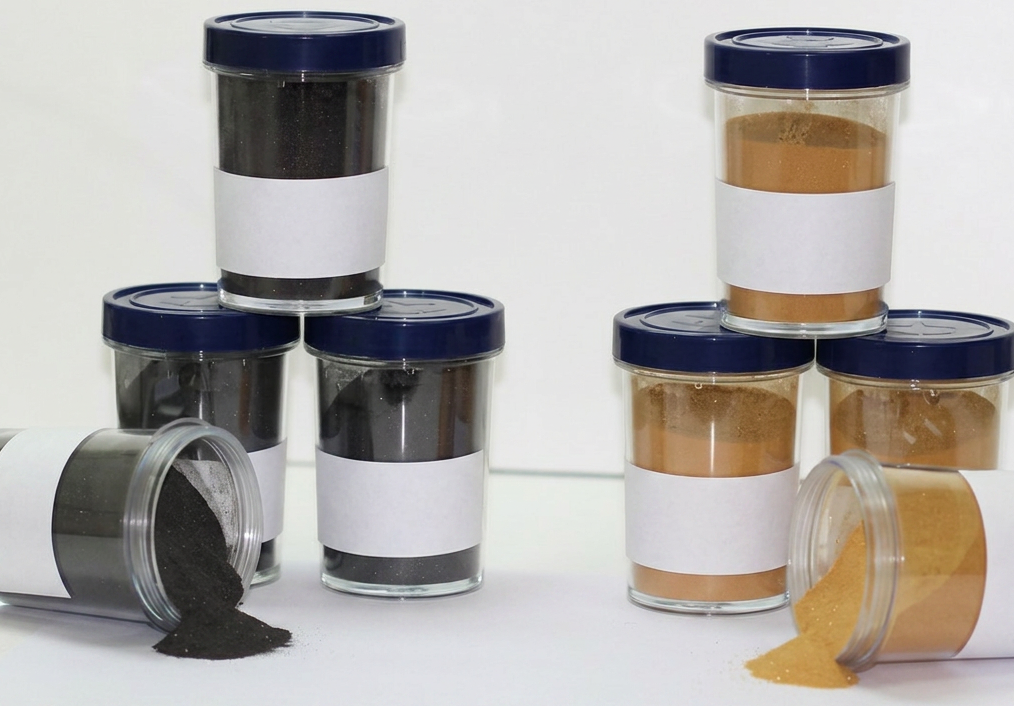 cbn micron powder in bottles
