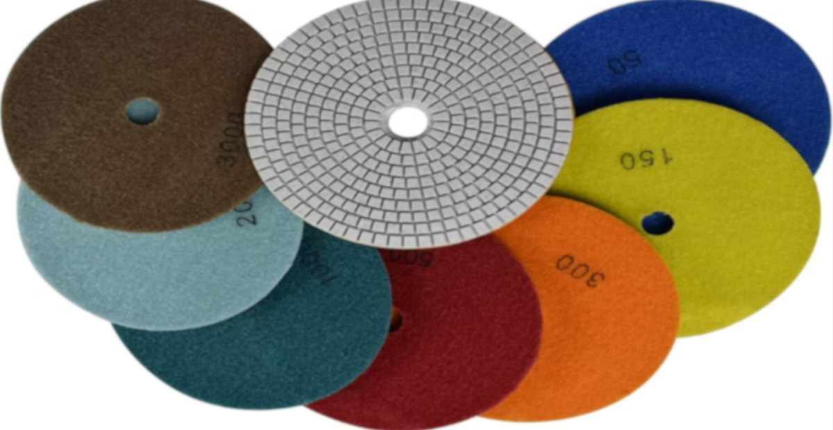 diamond flexible wet polishing pads for stone
